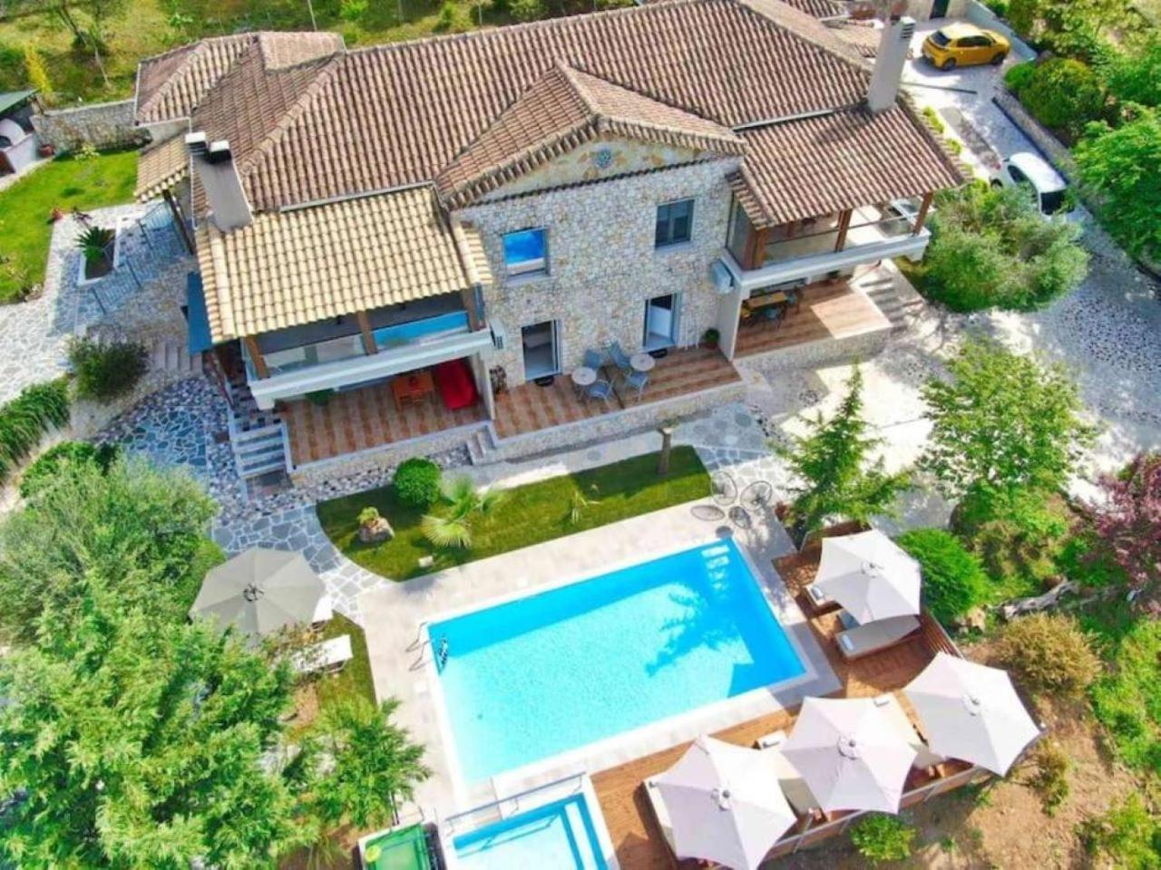 Petra House Villa Ano Korakiana Exterior photo